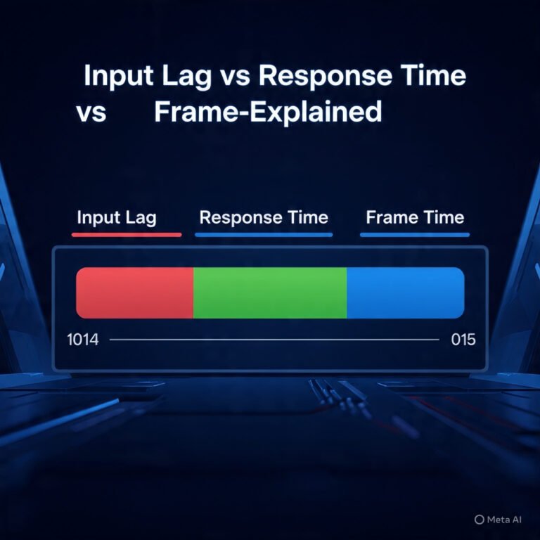 Input Lag vs Response Time vs Frame Time—Explained